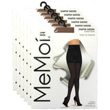 Crystal Sheer Shaper Control Top Tights - 6 Pack