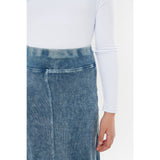 Girls Ribbed Stonewash Maxi Skirt