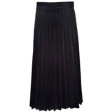 Women's Long Velour Pleated Skirt