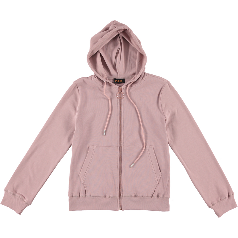 Women's Ribbed Cotton Hoodie