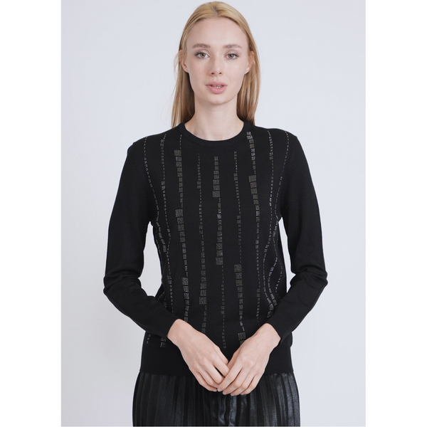 Women's Geometric Design Sweater
