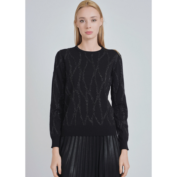 Women's Embroidered Knit Top