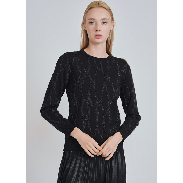 Women's Embroidered Knit Top