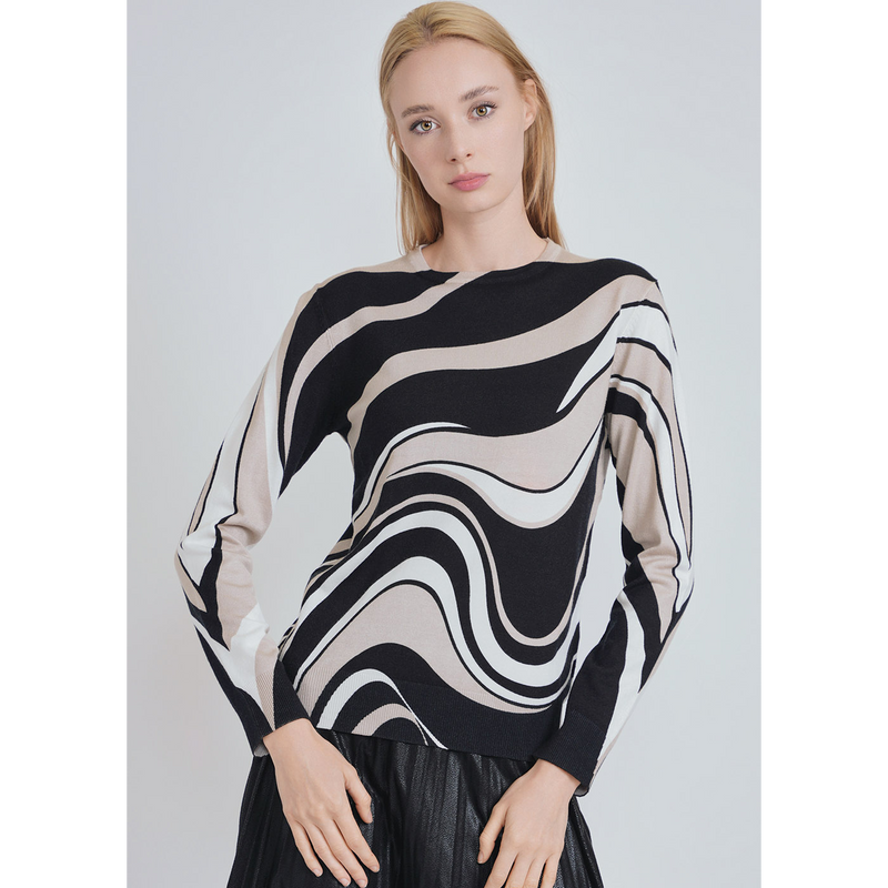 Women's Abstract Art Sweater