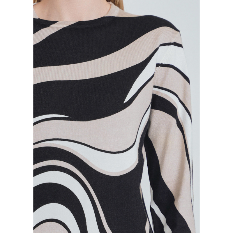 Women's Abstract Art Sweater