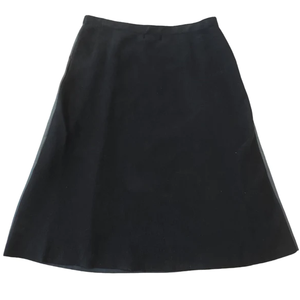 Women's Knit Leather Skirt