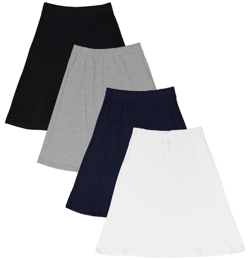 Women's Ribbed A-line Skirt