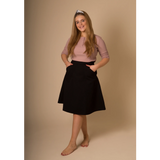 Women's A-line Skirt with Pockets