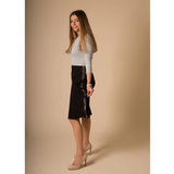 Women's A-Line Skirt with Side Zip
