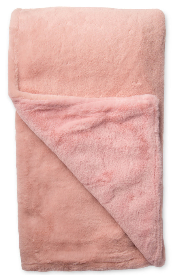 Two-Tone Fur Baby Blanket