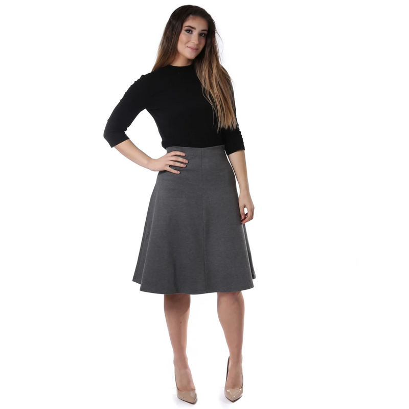 Women's Fit & Flare Basic Skirt