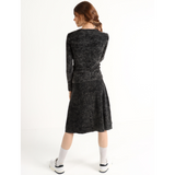 Women's Ribbed Stonewash Skirt - High Waistband