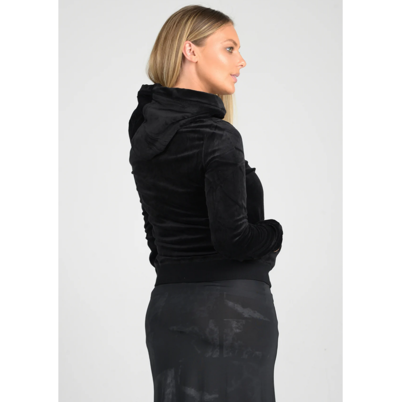 Women's Velour Zip-Up Hoodie – Accessory World