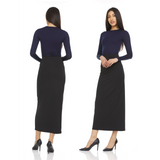 Women's Long Straight Slinky Skirt